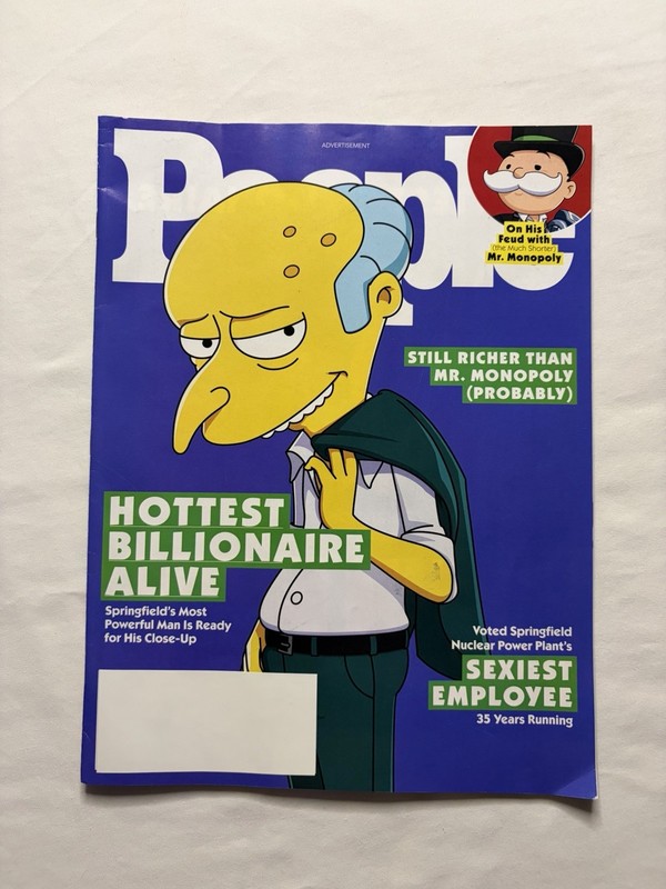 People Mr. Burns “Still Richer Billionaire” Issue June 2026 Magazine
