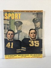 Sport Magazine October 1946 Glenn Davis Doc Blanchard Military with Stan Musial
