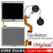 Top Bottom Digitizer LCD Display Touch Screen For Nintendo DS Dual Screen Lite