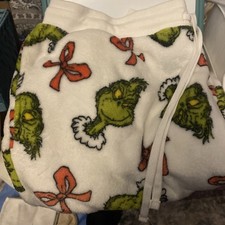 Dr. Seuss The Grinch Women's Plush Joggers, Size XL 16-18