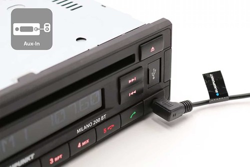 Blaupunkt MP3 USB CD Bluetooth AUX Autoradio für Porsche Cayenne (2002-2007) - Bild 7 von 9