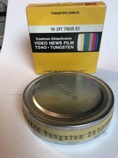 100' 16mm Ektacromo Película Stock 7240 NOS Sellado, Tungsteno