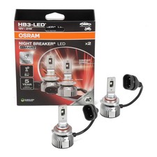 2x OSRAM 9005DWNBSM-2HB NIGHT BREAKER LED SMART Glühlampe 12V 21W P20d 6000K