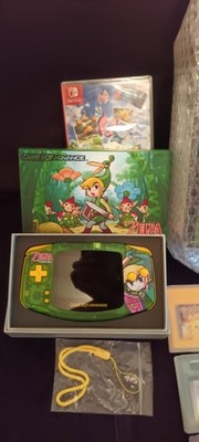 Nintendo Game Boy Advance Konsole Zelda Minish Cap, IPS V5 3.0 Zoll, OVP,  GBA