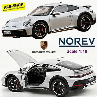 Porsche 911 Dakar 2023 mit Sport + Offroad Version Eisgrau metallic 1:18 Norev