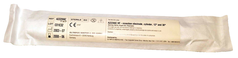 OLYMPUS A22266C HF Resection Electrode Cylinder  12° and 30° Sealed NOS