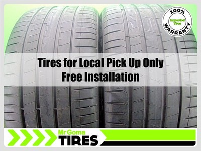 2 315/35R21 USED TIRES PIRELLI P ZERO TM PZ4 RSC RFT XL 6.8/32 TREAD 111Y