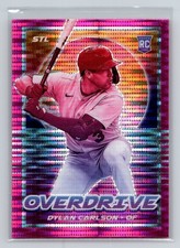 2021 Panini Chronicles - Dylan Carlson #21 Rookie - Overdrive Pink Pulsar