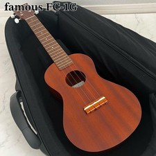 Good condition famous Famous FC-1G ukulele with case concert