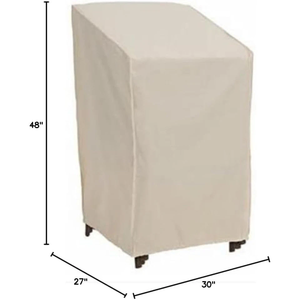 Funda Silla Patio Apilada 07839BBGD (30" L x 27" W x 48" H) Foto 2 de 4