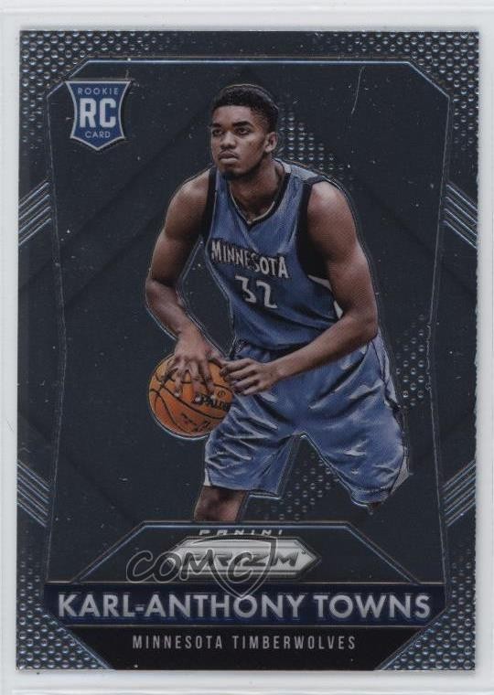 2015-16 Panini Prizm Rookies Karl-Anthony Towns #328 Rookie RC