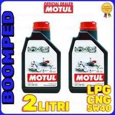 2 LITRI OLIO MOTORE MOTUL LPG - CNG 5W40 VEICOLI GAS METANO GPL C3 SN 02MO77