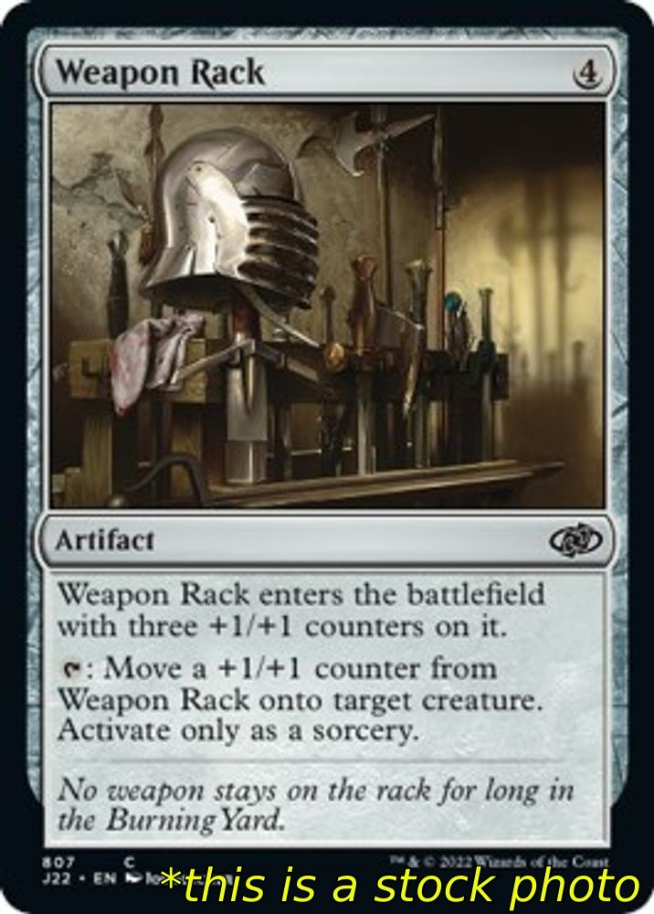 Magic Weapon Rack Jumpstart 2022 807 Lightly Played