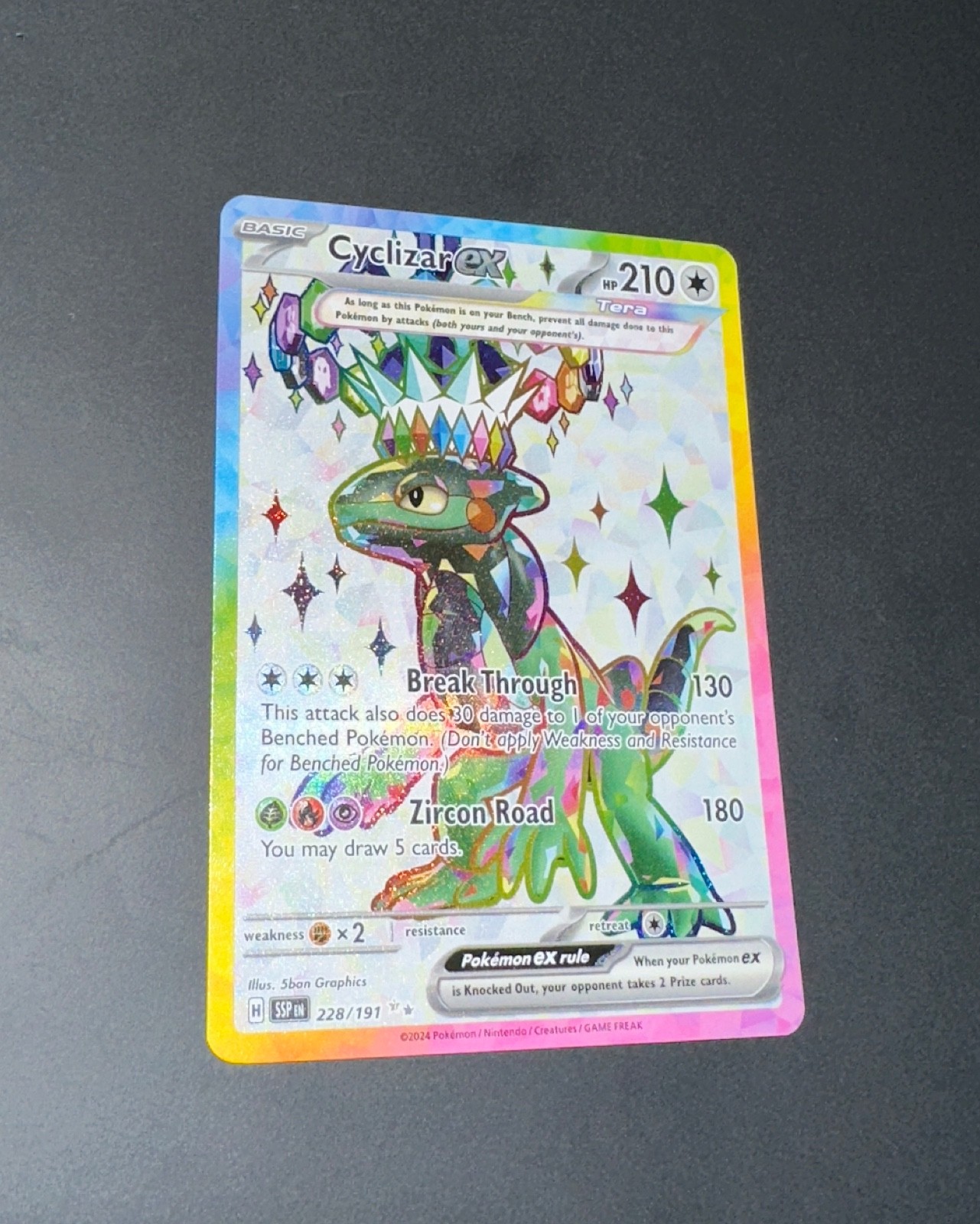 Pokemon Cyclizar EX 228/191