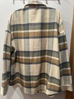 Women Fall Plaid Flannel Shacket Blouse Jacket Oversized Long Sleeve Shirt XXL — photo 5