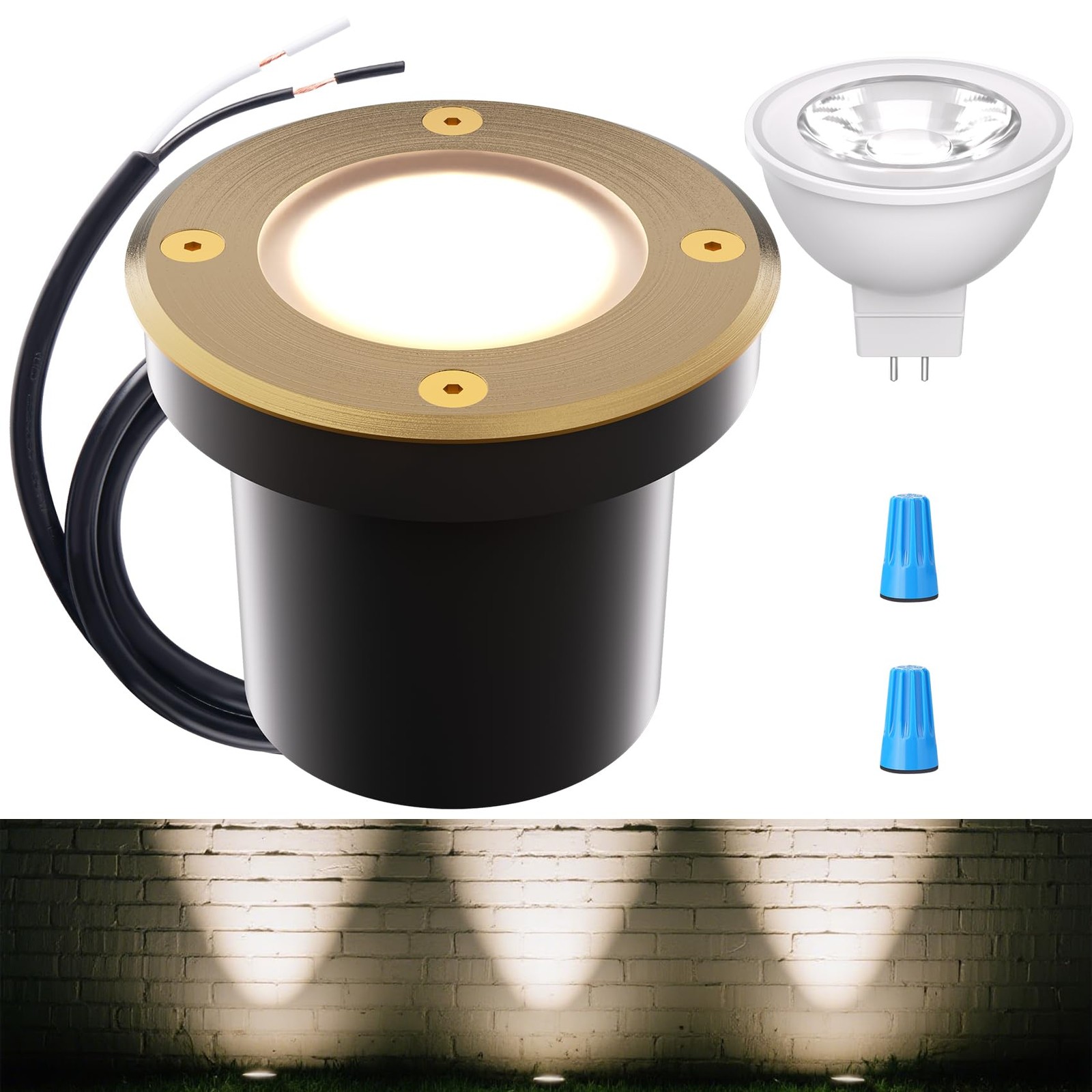 12V Low Voltage Well Light, Landscape Well Light with Replac