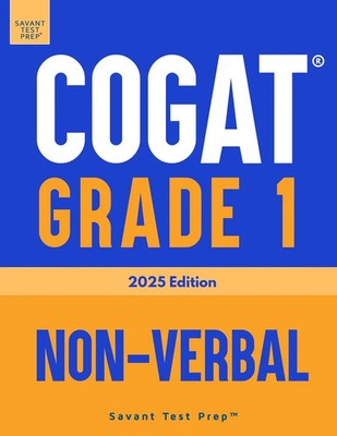 Savant Test Prep | COGAT Grade 1 Non-Verbal | Taschenbuch | Englisch (2025)