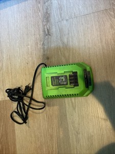 GreenWorks 29482 G-MAX 40V Lithium-ion Battery Charger - Green