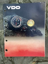 Rare 1990 Original VDO Yazaki Corp. Auto, Nautical, Aviation Instrument Catalog