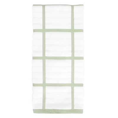 Checked Kitchen Towel: Highly Absorbent, Super Soft Checked - 1 Pack Fennel