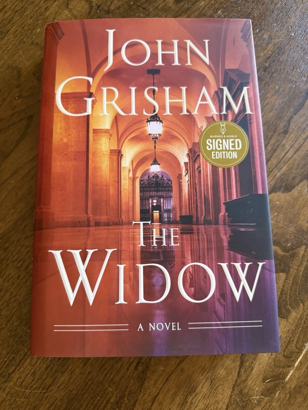 SIGNED - THE WIDOW John Grisham 2025 Hardcover 