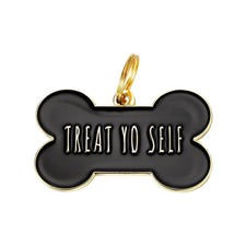 Two Tails Pet Company "Treat Yo Self&rdquo; Personalized Dog ID Tag