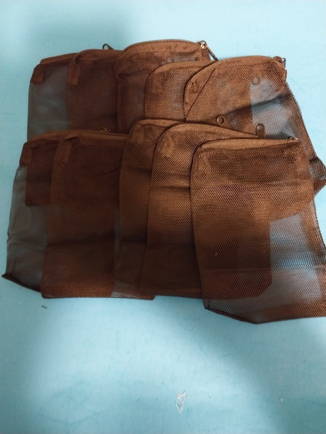 10 / 20Pcs Aquarium Filter Mesh Media Bags - 6x4 / 8x5.5 inches  Zipper QTY Disc