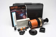 Celestron C90 1000mm f11 Mirror Lens w/2.5X Extender, 18mm Eyepiece, case++