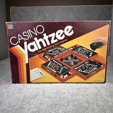 Casino Yahtzee VTG BOARD GAME 1986 Milton Bradley Complete w/