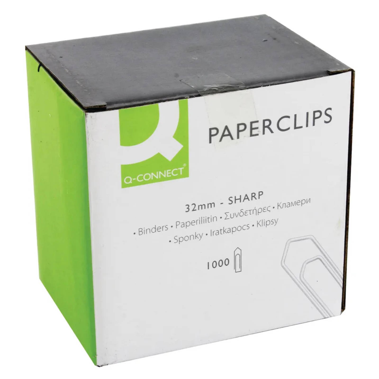 Q-Connect Paperclips No Tear 32mm (Pack of 1000) KF01313