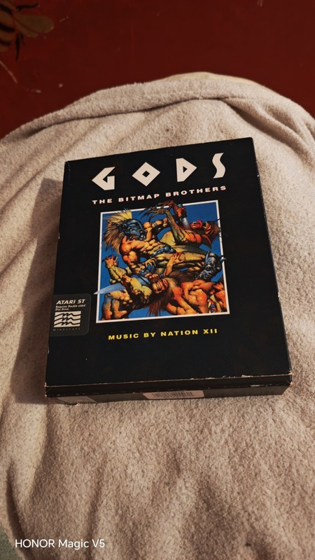 Gods Atari St Complete with Manual Tested and Working