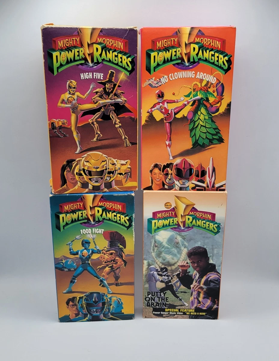 Animation & Anime Action Mighty Morphin Power Rangers VHS Tapes