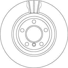 2 X Bremsscheibe TRW DF6617S FüR BMW 5Er 5Er Touring-image