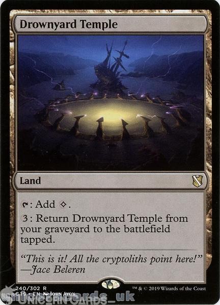 Drownyard Temple :: Commander 2019 :: C19-EN-240 Rare Mint MTG Card