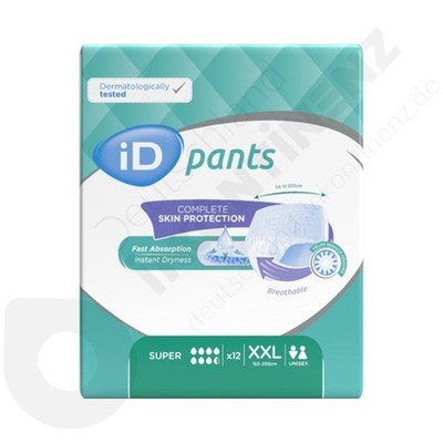ID Pants iD Pants Sensitive Super XXL (4x12 Stk)