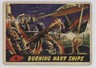 1962 Topps Bubbles Mars Attacks! Burning Navy Ships #6 14ww