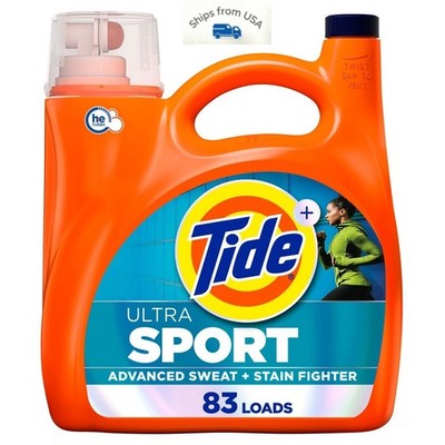 117 fl oz Ultra Sport HE Deep Cleaning Concentrated Liquid Laundry Detergent