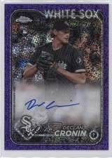 2024 Topps Chrome Rookie Purple Speckle Refractor /299 Declan Cronin Auto 1i5w