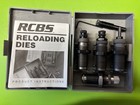 RCBS 3 Die Set Carbide 9 MM Luger with bonus crimp die. Very good condition.