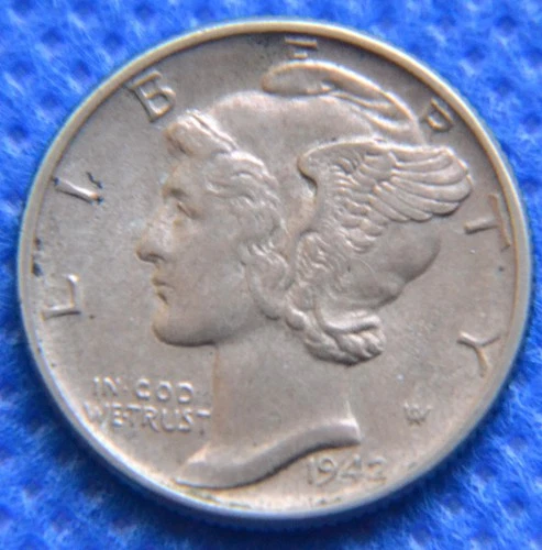 1942 P MERCURY DIME - XF Very Nice Coin  #N420