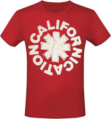 Red Hot Chili Peppers T-Shirt Herren Californication rot