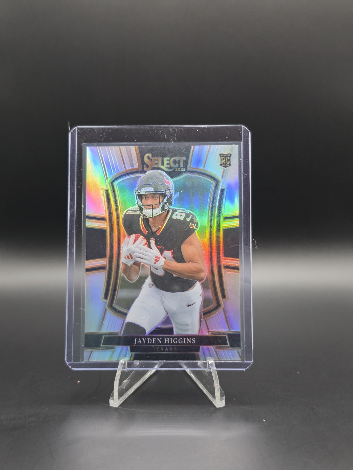 2025 Panini Select - Premier Level Jayden Higgins #136 Silver Prizm (RC)