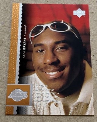 96/97 Upper Deck #58 Kobe Bryant Base RC Lower Marion Lakers HOF