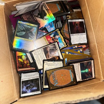 500 random card lot bulk Magic The Gathering (Rares Included) (NO DUPLICATES)