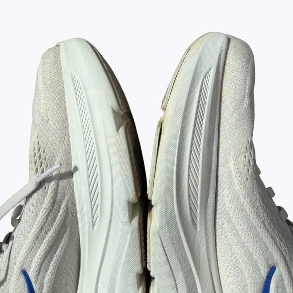 Hoka Bondi 9 Men's Running Sneakers White Blue Size 10.5D Blue White thumbnail 11