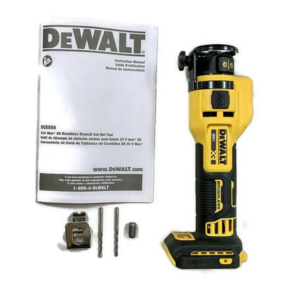 #ad DEWALT DCE555B 20V MAX XR Cordless Brushless Drywall Cut Out Tool TOOL ONLY $109.99