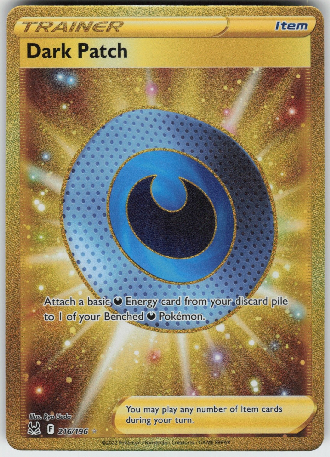 UR - 02 Holo Dark Patch (Secret) 216/196 Secret Rare SWSH11: Lost Origin