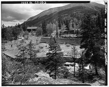 Foto: Saint Elmo Colorado Paramount Mine planta de cianuro Flume 1900s HABS