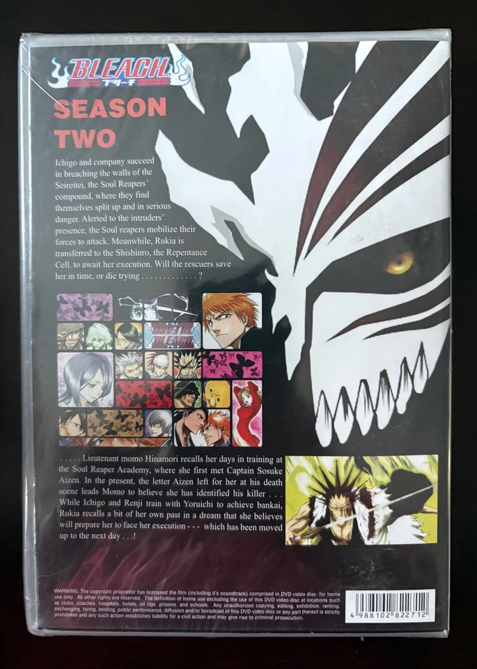 Bleach The Complete Season 2 Anime DVD Set - New & Sealed - Image 2 of 2