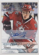 2018-19 Upper Deck CHL Auto Ben Jones #16 Auto 0l2